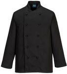 Somerset Chef Jacket - Color: Black - Talla: Medium