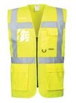 Portwest BERLIN EXEKUTIV WESTE, Gr&ouml;&szlig;e: 5XL, Farbe: Gelb, S476YER5XL