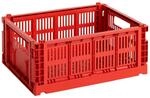 HAY Transportbox Colour Crate M aus recyceltem Polypropylen in der Farbe Red