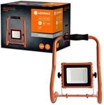 LEDVANCE Worklight LED Akku - 110&deg; LED Baustrahler 10W mit 4 Std. Akkulaufzeit, 1600