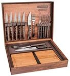 Tramontina BBQ-Set Jumbo, 15-TLG., Grillset mit Grillbesteck, Steakbesteck,