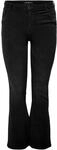 ONLY CARMAKOMA Damen Carsally Hw Flared Bj165 Noos Jeans, Schwarz, 54W / 32L EU