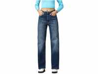 ONLY Women's ONLJUICY HW Wide DNM REA398 NOOS Jeans, Dark Blue Denim, 27/32