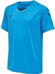 hummel Unisex Kinder Hmlcore Xk Poly Jersey S/S Kids T Shirt, Blau, 176 EU