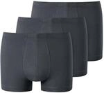 Uncover by Schiesser - Retro Shorts/Pant - 3er Pack (S Dunkelgrau)