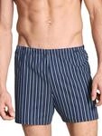 CALIDA Prints Benefit Boxershorts Herren, im Doppelpack, mit &uuml;berzogenem Bund Dark