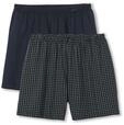 CALIDA Prints Benefit Boxershorts Herren, im Doppelpack, mit &uuml;berzogenem Bund...