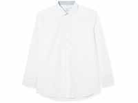 Seidensticker Herren Business Hemd Hemd, Weiß, 40