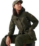 Fj&auml;llr&auml;ven Damen Forest Hybrid Jacke, Deep Forest, XXS