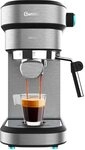 Cecotec Espressomaschine Cafelizzia 890 Grau. Espressos und Cappuccino, 1350 W,