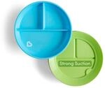 Munchkin Stay Put Geteilte Teller | Geteiltes Kindertellerset | Baby- & Kleinkind-Set