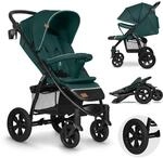 LIONELO Annet Tour Kinderwagen bis 22 kg, verstellbarer Griff, zusammenklappbar,
