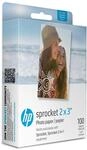 HP Sprocket Premium Zink vorgeschnittenes, selbstklebendes Fotopapier, 2 x 3...