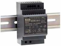 Mean Well HDR-60-5 AC-DC Ultra Slim DIN-Schienen-Netzteil, CV