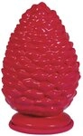 Rayher 34388000 Latex Vollform-Gie&szlig;form Pinienzapfen, Rot, Ma&szlig;e mit Sockel...