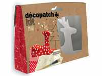 Décopatch KIT018O Bastel Set Pappmaché Rentier (ideal für Weihnachten und...