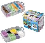Hama Perlen 6751 Set gro&szlig;e Box mit ca. 12.000 bunten Midi B&uuml;gelperlen mit
