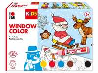 Marabu 0306000000003 - Kids Window Color Christmas mit 6 x 25 ml Farbe,...
