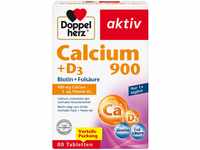 Doppelherz Calcium 900 + D3 + Biotin + Folsäure – Calcium leistet einen...