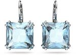 Swarovski Millenia Ohrringe, Blaue, Rhodinierte Damenohrringe mit Strahlenden