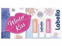 Labello Winter Kiss Geschenkset, Pflegeset für den Winter mit LSF,