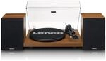 Lenco LS-480 Plattenspieler mit Lautsprecher und Bluetooth - Schallplattenspieler -