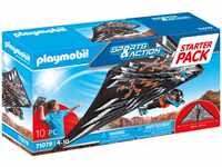 PLAYMOBIL Sports & Action 71079 Starter Pack Drachenflieger, Stuntman und