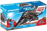 PLAYMOBIL Sports & Action 71079 Starter Pack Drachenflieger, Stuntman und