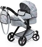 Bayer Design 17007AA Puppenwagen Xeo mit Tasche, h&ouml;henverstellbarer Griff,