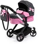 Bayer Design 17060AA Puppenwagen Xeo mit Tasche, h&ouml;henverstellbarer Griff,