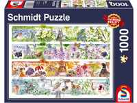 Schmidt Spiele 58980 Jahreszeiten, 1.000 Teile Puzzle, bunt