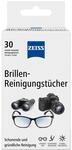 ZEISS Brillen-Reinigungst&uuml;cher mit Alkohol 30 St&uuml;ck zur schonenden &...