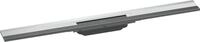 hansgrohe Fertigset Duschrinne RainDrain Flex, Abflussrinne 800mm, Bodenablauf...