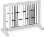 Relaxdays Absperrgitter, ausziehbares Schutzgitter, Treppe & T&uuml;r, HxB: 56 x 70-108