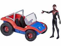 Hasbro Marvel Spider-Man Spider-Mobil, Fahrzeug mit Miles Morales Action-Figur,