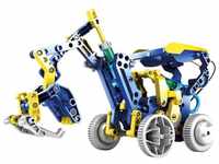 Velleman Roboter Bausatz, Solar- und Hydraulik-Roboter, 12-in-1,...