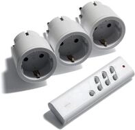 Intertechno IT3-2300 Funk-Zwischenstecker-Set mit 3 x Funkstecker 2300 Watt + 1