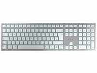 CHERRY KW 9100 SLIM FOR MAC, kabellose Mac-Tastatur, Deutsches Layout (QWERTZ),