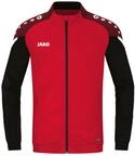 JAKO Kinder Polyesterjacke Performance, Rot/Schwarz, 128