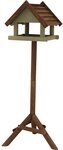 Vogelhaus Kalle mit St&auml;nder Kiefer FSC 100%, 39 x 39 x 34 cm