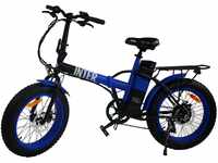 Inter Unisex – Erwachsene X8 Citybike, Schwarz Blau, M