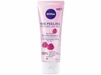 NIVEA Reis Peeling Bio Himbeere (75 ml), natürliche Gesichtsreinigung mit...
