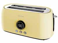 Cecotec Digitaler Toaster ClassicToast 15000 Yellow Extra Double, 1500 W,...