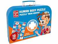 Hape Puzzle Mein Körper mit praktischem Koffer und Körperteilen zum Auflegen...