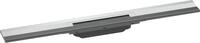 hansgrohe Fertigset Duschrinne RainDrain Flex, Abflussrinne 700mm, Bodenablauf...