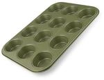 Zenker Muffinform f&uuml;r 12 St&uuml;ck &ndash; Hochwertige und stabile Backform in gr&uuml;n f&uuml;r