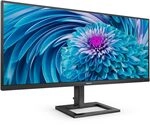 Philips 346E2LAE - 34 Zoll WQHD Monitor, Adaptive Sync, Lautsprecher,