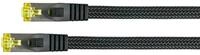 PYTHON RJ45 Ethernet LAN Patchkabel mit Cat. 7 Rohkabel, mit Rastnasenschutz RNS und