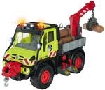 Dickie Toys &ndash; Unimog Holztransporter &ndash; mit elektrischer Seilwinde und...