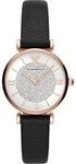 Emporio Armani Uhr f&uuml;r Damen , Zweizeiger Uhrwerk, 32mm Rose Gold Edelstahlgeh&auml;use